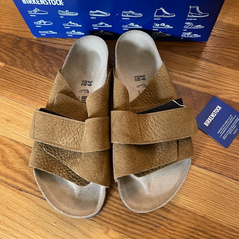 Birkenstock Kyoto Nubuck leather desert tea BNIB